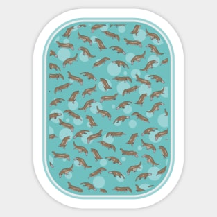 Platypus Pattern Sticker